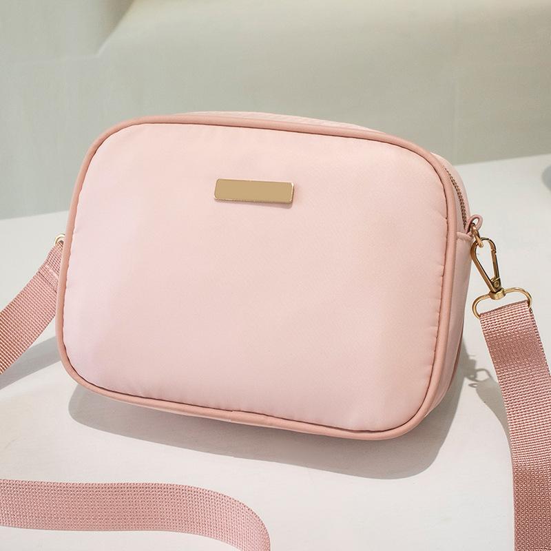 Simple Solid Color Oblique Span Camera Bag Trendy Fashion Versatile Decorative Women's Shoulder Bag Large Capacity