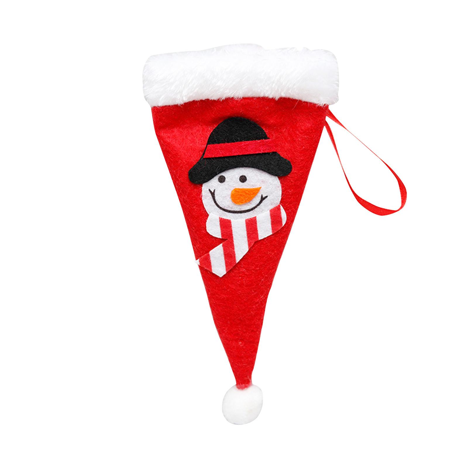 

Мягкий и долговечный рождественский набор держателей для ножей и вилок, рождественские принадлежности для ужина, органайзеры, украшения, принадлежности One Size