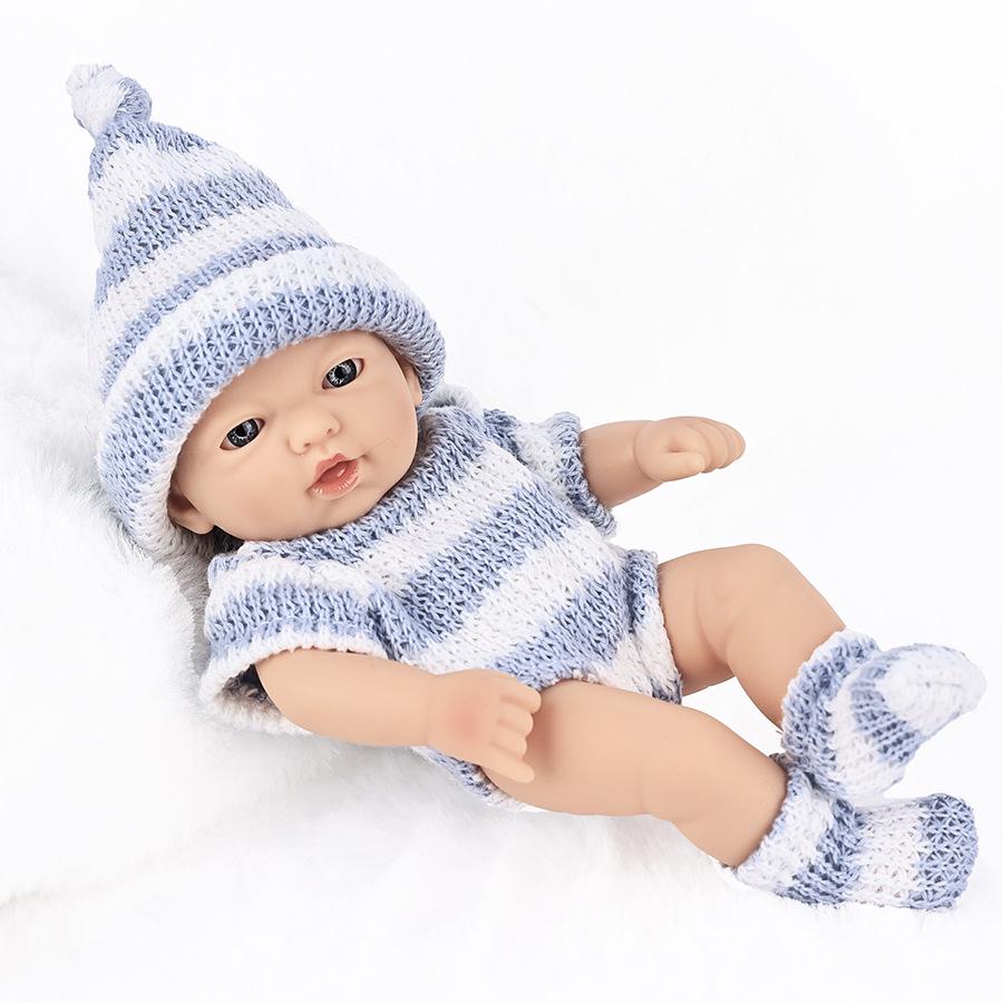 7-inch Soft Vinyl Reborn Baby Doll - Soothing Toy for Children