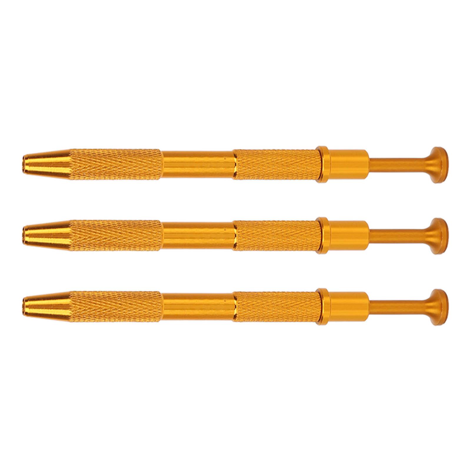 

3 шт. Профессиональный захват для шариков для пирсинга из сплава с 4 зубцами, держатель для бусин со стразами, пинцет для захвата золотой