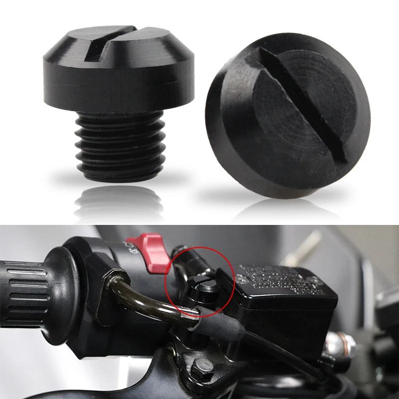 2 pezzi antiruggine moto CNC alluminio M8 M10 tappi per fori specchietto retrovisore viti supporto specchietto retrovisore accessori moto