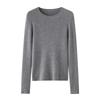 2025 Women's Seamless Cashmere Slim Fit Sweater - Autumn/Winter Knit, Skin-Friendly Round Neck