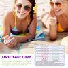 UV Test Uvc Card Light Indicator Testing Cards Detection Bearded Dragon Accessories Indoor Strip