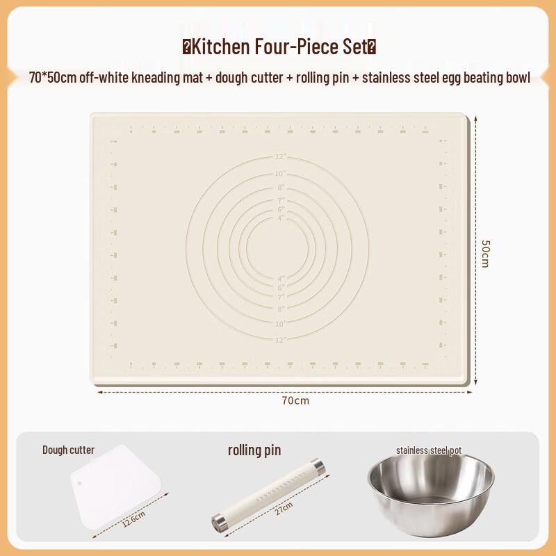 Food-Grade Silicone Non-Slip Kneading and Baking Mat