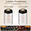 Vacuum Coffee Canisters with Airtight Lids  for Coffee, Borosilicate Glass Mason Jars Vacuum Sealer Kit for Tea, Beans,Sugar