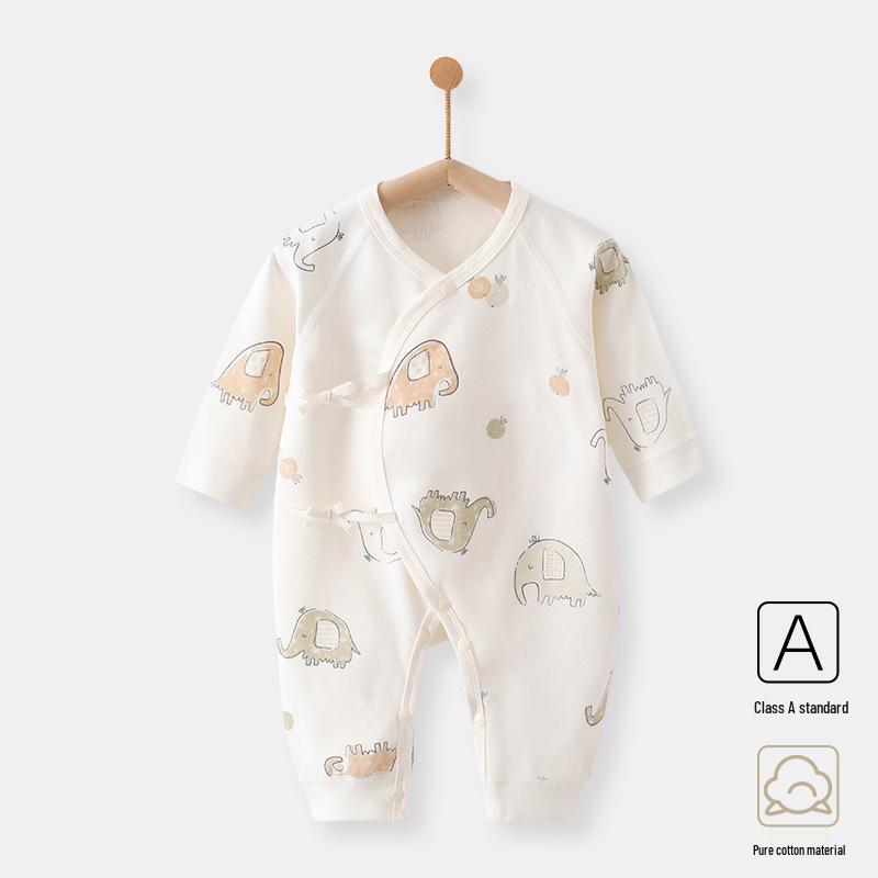 

Боди-комбинезон из чистого хлопка для новорожденных с бабочкой - Всесезонный гарем и костюм монаха 1-3 months