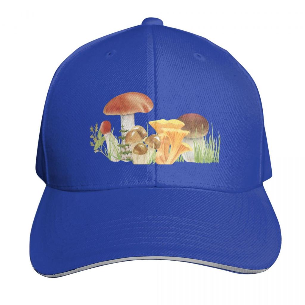 Vintage Mushroom Baseball Cap GentleUnisex Hat Unisexs Big Size Hat New In The Hat Golf For Unisex Womens