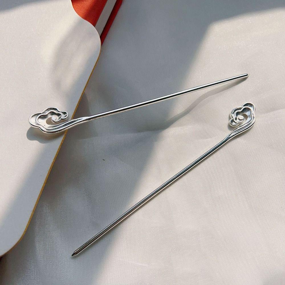 New Headwear Ancient Style Hair Clip Women Hair Stick Cloud Shape Chinese Hair Fork Hanfu Hairpins