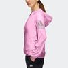 adidas Women's WB BOS Windbreaker Jacket Pink FJ1110