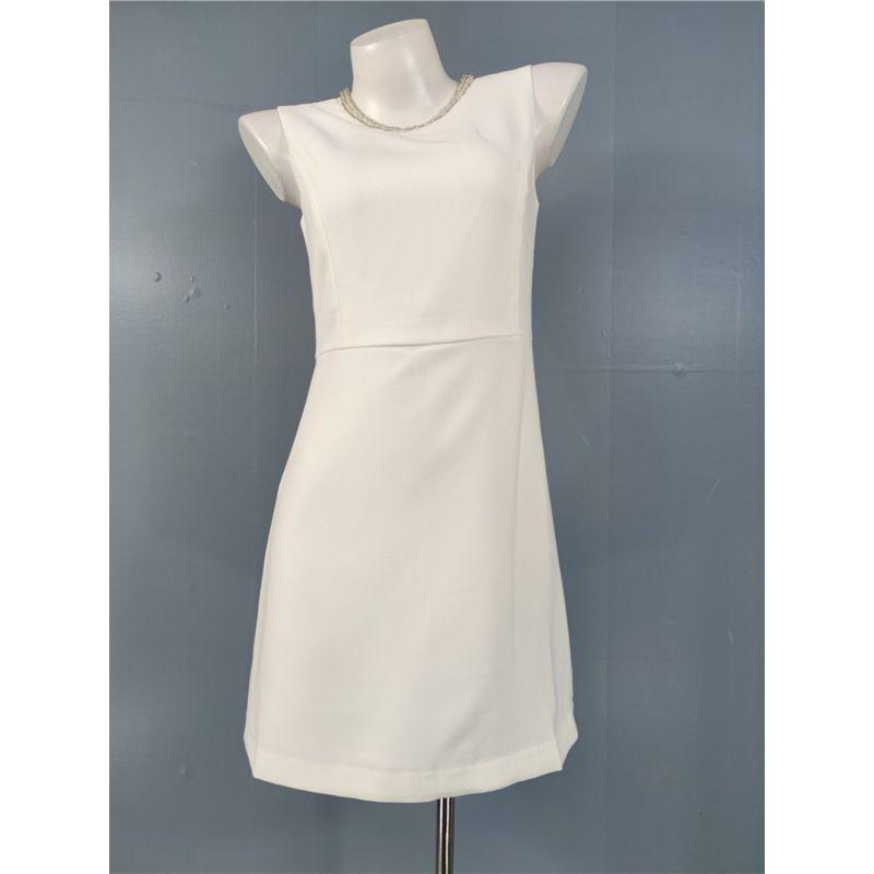 Export Single French Fashion Spring New Arrival Hepburn Cinched Sleeveless Beaded Classy Design Socialite Dress Short