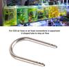 Tuyaux pour aquarium, 10*8*2 Diffuseur CO2 Régulateur CO2 avec Forme en U Matériau Acier Inoxydable pour Aquarium Connecteur de Tuyau
