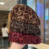 Fashion Leopard Print Beret Women Autumn Winter Thick Warm Hats Trend Hip Hop Women's Hat Vintage Berets Male