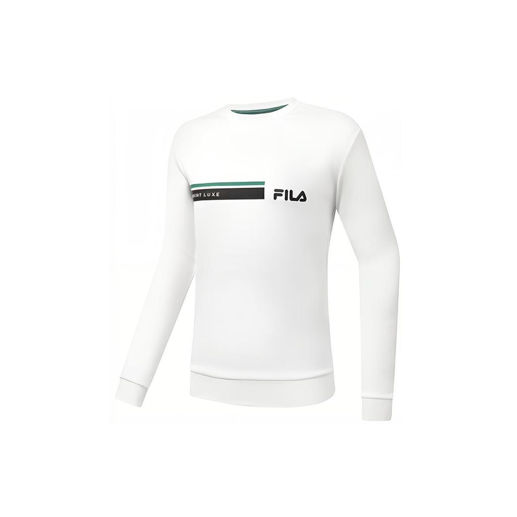 New FILA Sweatshirt Men's Jade White A11M313203F-WT