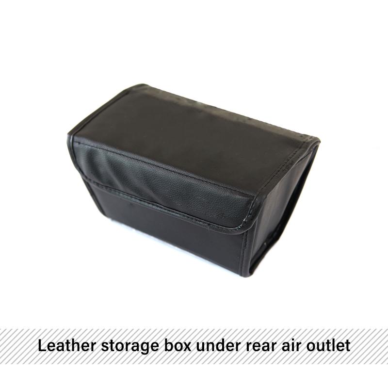 

Storage Box for Tesla Model Y Under Seat Back Rear Air Vent PU Leather Interior Increase Space Car Accessories Modely 2025-2025
