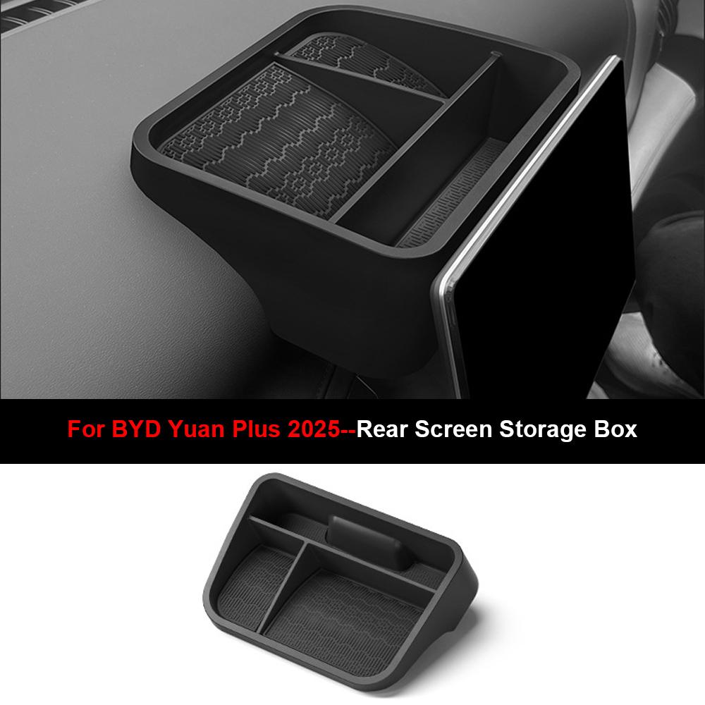 For BYD Yuan Plus 2025 Wireless Charging Pad Non-slip Pad Phone Charger Mat Protective Mat Central Lower Storage Box Accessories