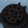 13Pin 12V Euro Round Trailer Caravans Socket Electrical Connector Adapter Towing Socket Plug Car Accessories