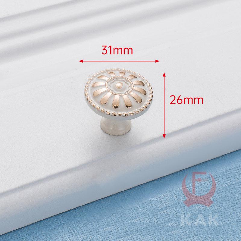 KAK Aliaj de Zinc Alb Crem Mânere pentru Dulap Mânere pentru Uși de Bucătărie Butoane pentru Sertare Mânere pentru Mobilier Modă Europeană Accesorii