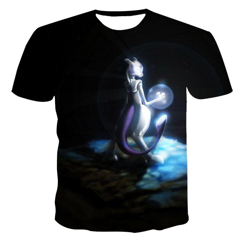 Summer Round Neck 3D Various Animals Print Top Fashionable Casual Short Sleeved Men's T-shirts
