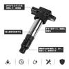 3-Pin Ignition Coil for Suzuki 33400-76G21, 33400-76G1, 33400-76G00, 33400-85K10, 33400-85G10, 33400-85K00, Durable, Compatible, Set of 3