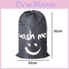 Cotton Storage Bag With Drawstring Waterproof Closure For Bedding And Clothes