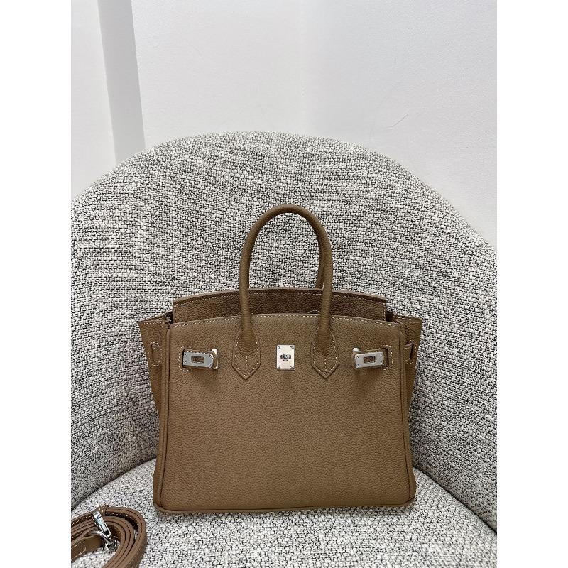 Togo eerste laag rundleer platina tas lychee patroon zilveren gesp handtas high-end slot lederen schouder crossbody dames tas