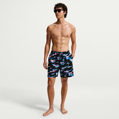 Nike Swim Breaker Men s 7  Brief-Lined Volley Short S