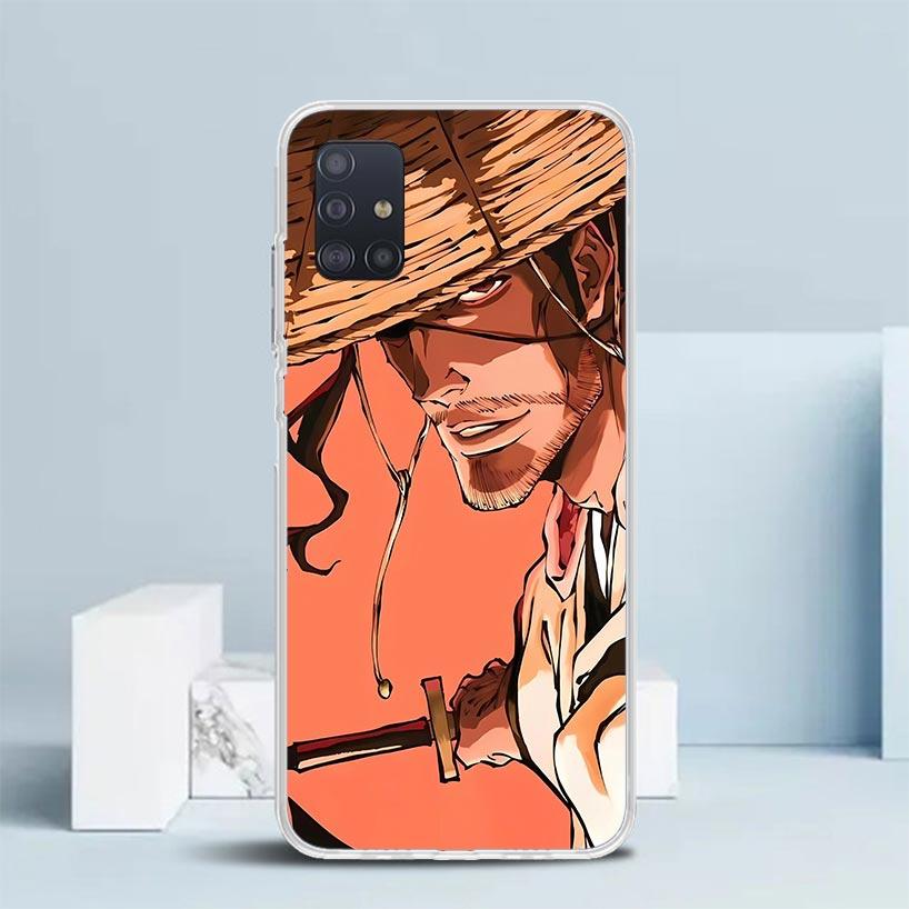 Bleach Kyoraku Shunsui Soft Cover for Samsung Galaxy A12 A22 A32 A52 A72 A02S Phone Case Note 20 Ultra 10 S10 Plus A51 A71 A50S