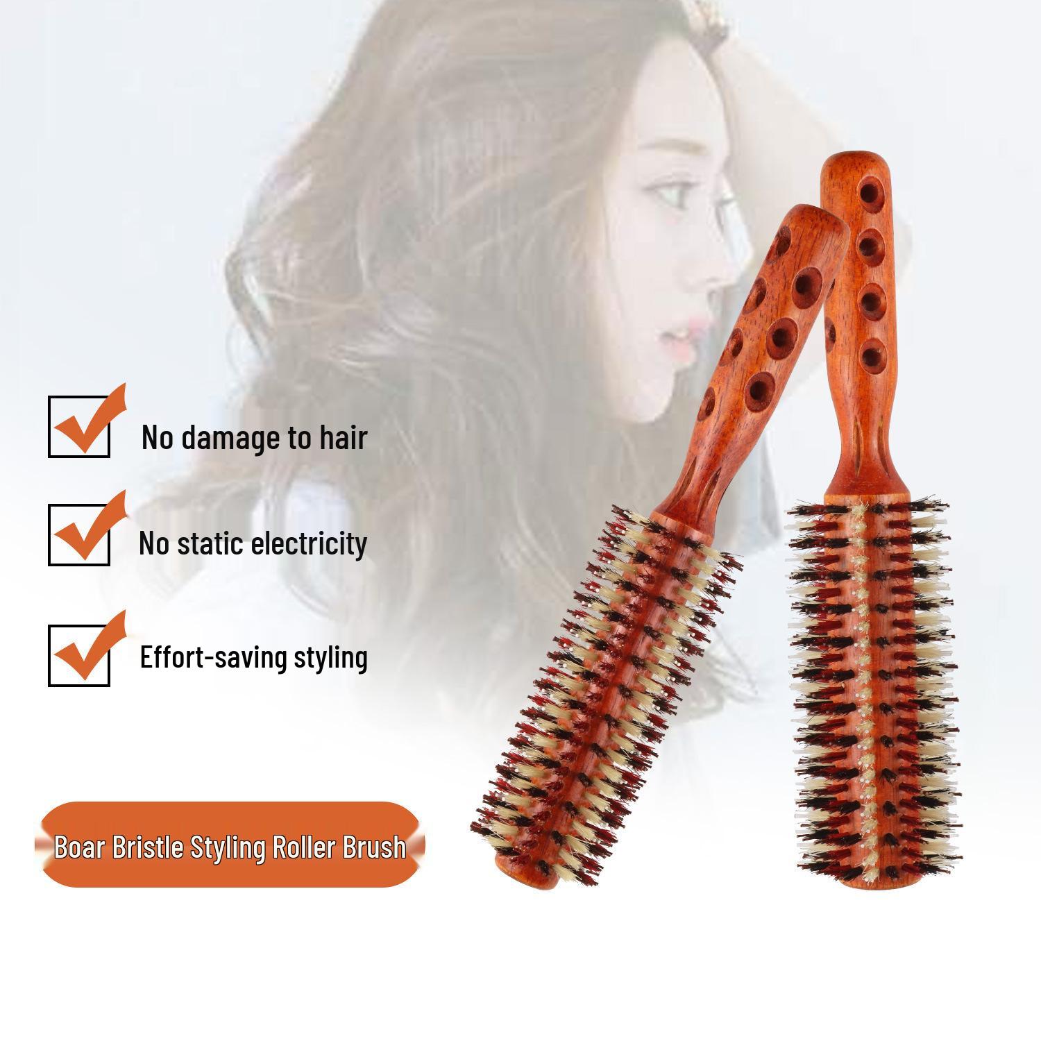 

Overlord High-Temp Resistant Boar Bristle Round Hair Brush Model 16