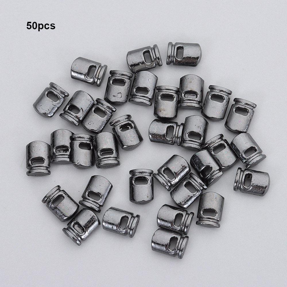 

50pcs Mini Buckle Decorative 5mm Metal Buckles DIY Doll Clothing Accessories чёрный