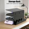 Transparent Black Keyboard Storage Rack 18x26.5x16cm Acrylic Keyboard Organizer Keyboard Display Stand for Gaming Keyboard