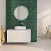 30cmx30cm Tile Wall Stickers Waterproof Moisture-proof Self Adhesive Wall Stickers 3D Oil-Resistant