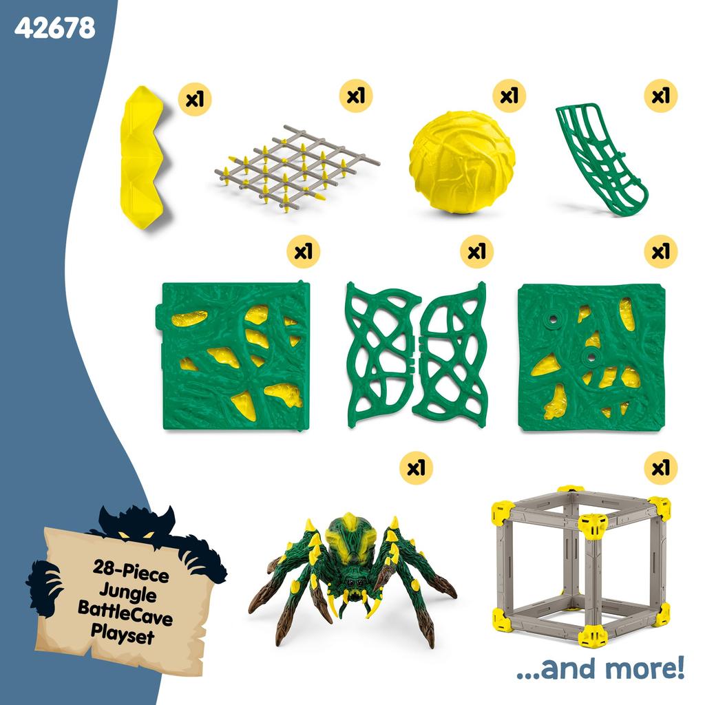 Schleich El Dorado Battle Cube Jungle Tarantula 42678