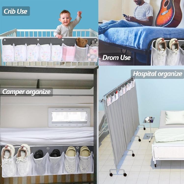 Oszczędzająca miejsce torba do przechowywania do pokoi w akademiku Torby wiszące z haczykami Organizer na buty