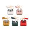 Cute Animal Car Holder Leather Coin Purse Keychain Decoration Accessories