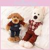 Animal Plush Dog Doll With Clothing Design For Kids Gift