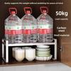Space Saving Adjustable Kitchen Organizer Layered Countertop Pot Holder  Bowl