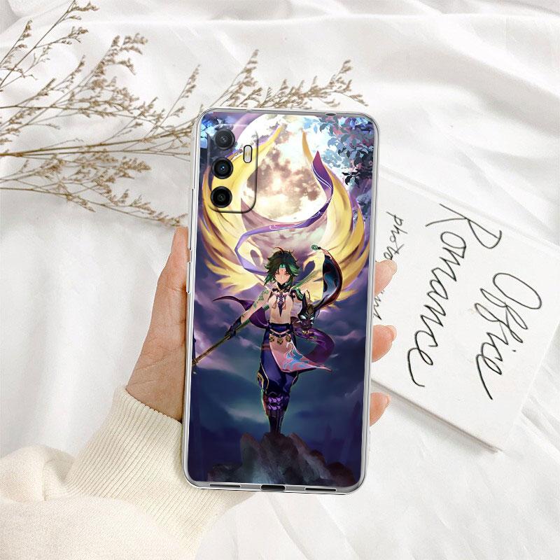 IK34 Genshin Impact Girl Case for Motorola E13 E15 E20 E22 E22I E22S E30 E32 E40 E7 E7I G Plus Power Play Stylus G22 G14