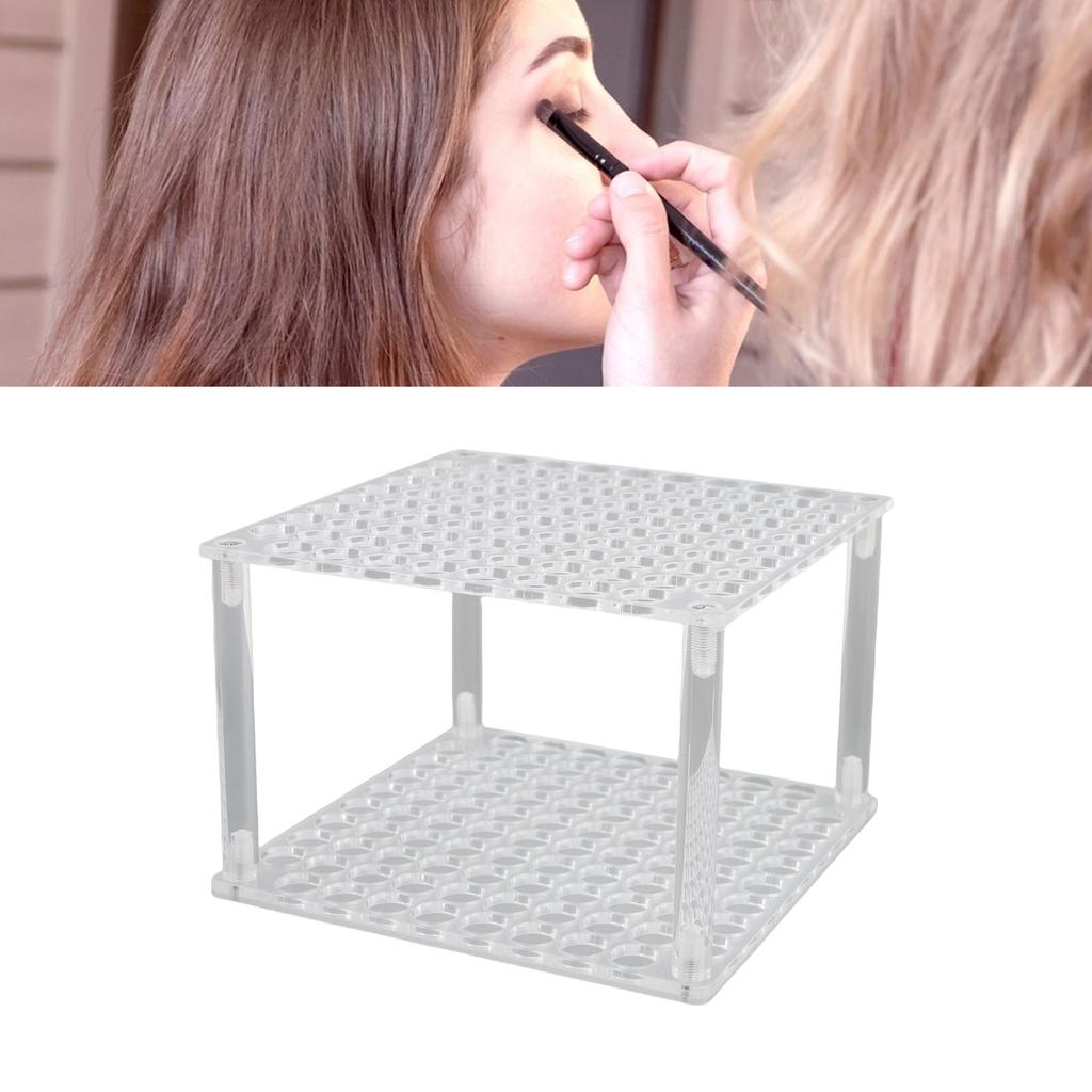 Makeup Brush Holder 96 Slots Acrylic Pen Display Stand Pencil Plastic Marker Stand