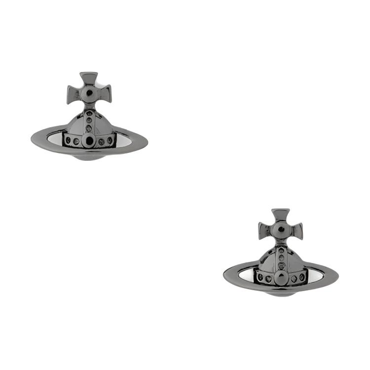 

Vivienne Westwood Iconic Orb Earrings Men earrings Black 1250952107-013 Box+Shopping Bag