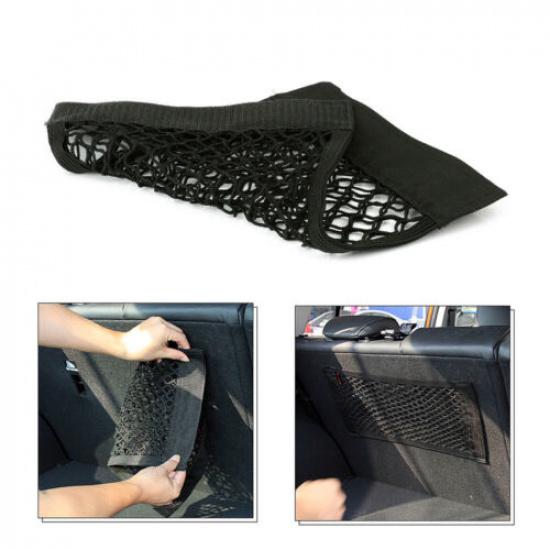 Car Interior Elastic Net Storage Holder Rear Trunk Seat Organizer Accessories
