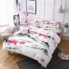 3D Printing Ink Painting Landscape Bedding Quilt Set Three-Piece Custom