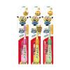 Lion Kids 3-6 Years Soft Bristle Antibacterial Toothbrush 3-Pack