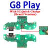Usb Dock Charger Connector for Motorola Moto G6 G7 G8 Power Plus Play Lite Us Brazil Version Charging Board Module Flex Ports