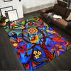 Colorful Tree of Life Pattern Carpet with Birds and Floral Design Suitable for Use As an Anti-slip for Living Room Bedroom Sofas