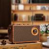 AS23 Retro Bluetooth Speaker with FM Radio, Card Slot, Portable Design for Home and Elderly Use