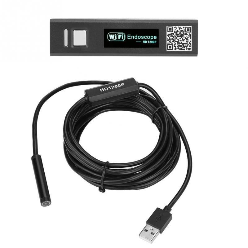F150 1200P 8 adjustable LED lights WiFi Box Endoscope 2MP HD Borescope IP68 Waterproof USB inspection camera USB Endoscope 5m F150 1200P 8 adjustable LED lights WiFi Box Endoscope 2MP HD Borescope IP68 Waterproof USB inspection camera USB Endoscope 5m