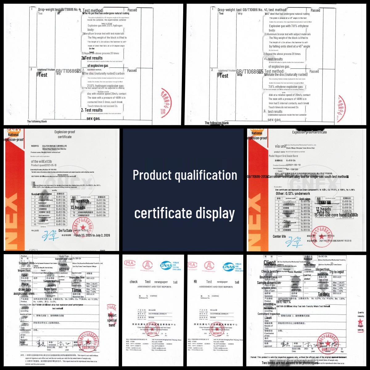Explosion-Proof Dual-Purpose Ratchet Wrench in Beryllium Bronze