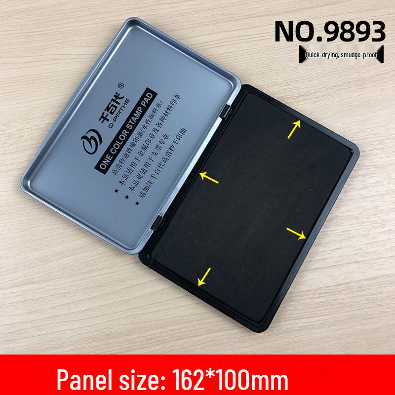 Large Quick-Drying Four-Color Ink Pad for Office Use and Newborn Hand/Footprints.