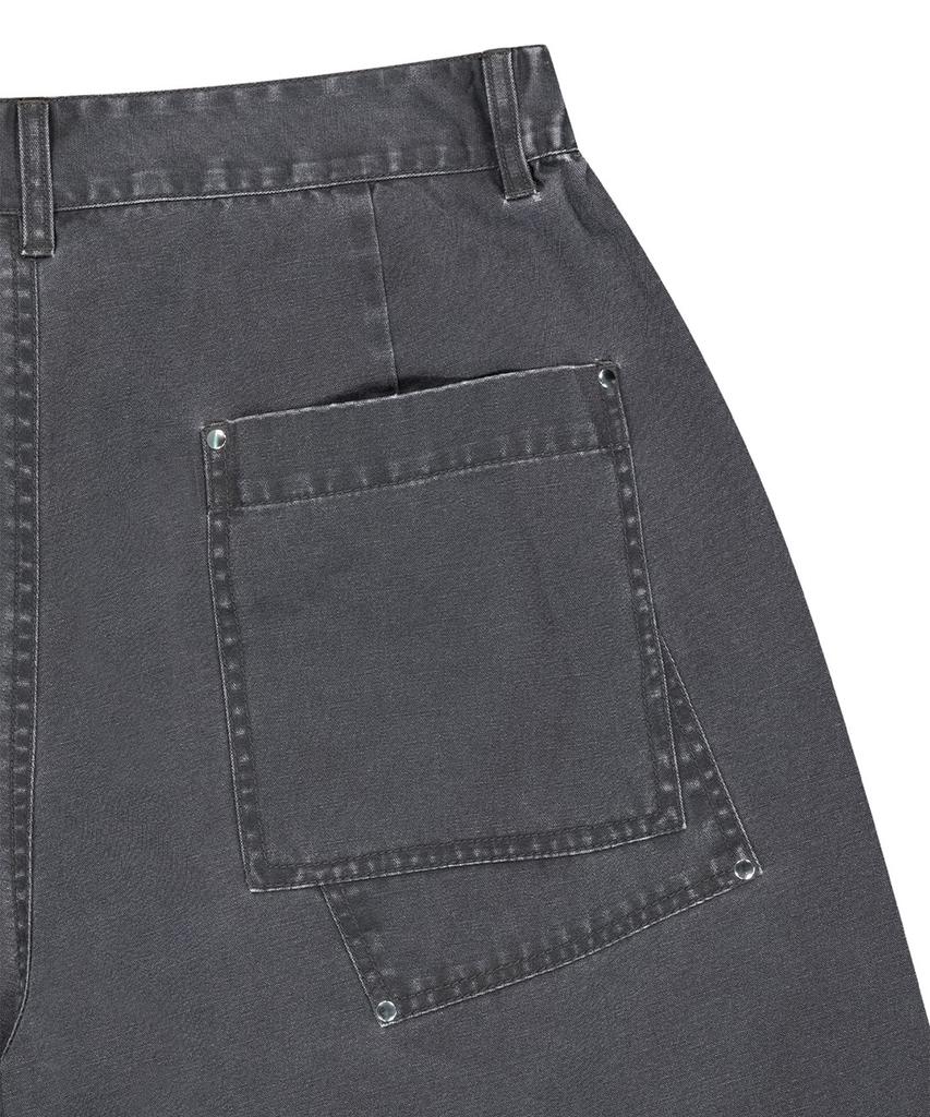 OFFGRID Structure Cotton Washed Bermuda Pants - Dusty Pink