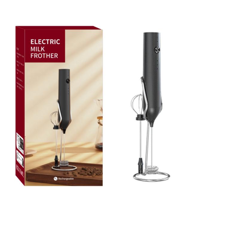 Kitchen Powerful Stirrer Milk Frother Handheld Foam Maker for Lattes Whisk Drink Mixer Coffee Electric Rechargable Egg Beater